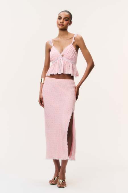 DIESEL O-Venus Midi Skirt - Black | Garmentory