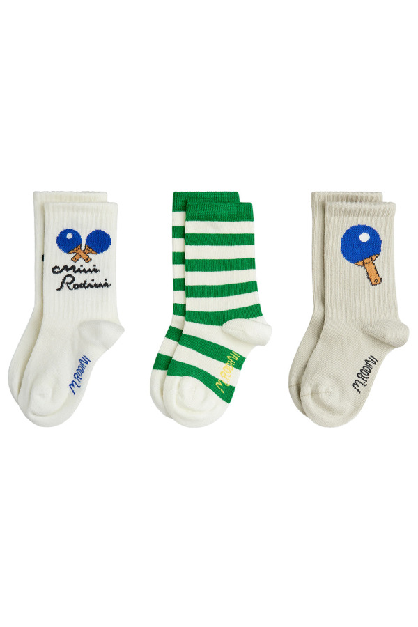 KIDS Mini Rodini Baby And Child Set Of 3 Table Tennis Socks