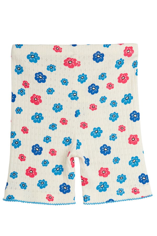 KIDS Mini Rodini Flowers Print Bike Shorts - Multicolour