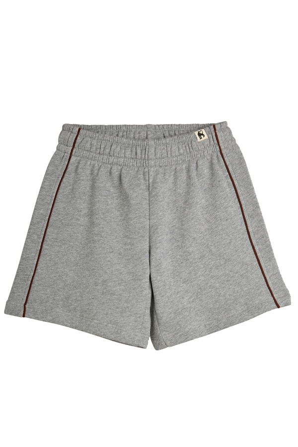 KIDS Mini Rodini Shorts With Piping - Gray Melange