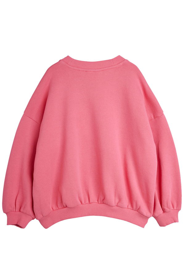 KIDS Mini Rodini Cat Chenille Sweatshirt - Pink