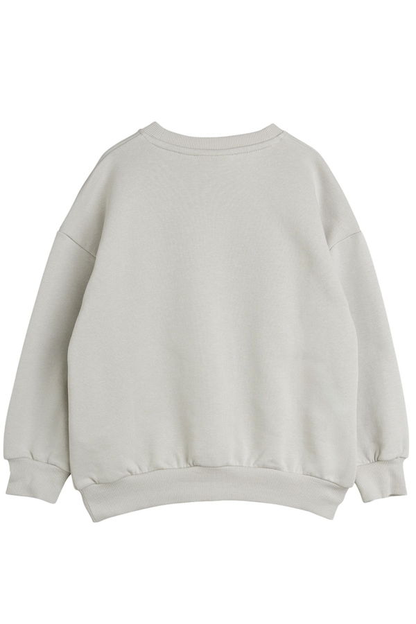 KIDS Mini Rodini Table Tennis Chenille Sweatshirt - Gray