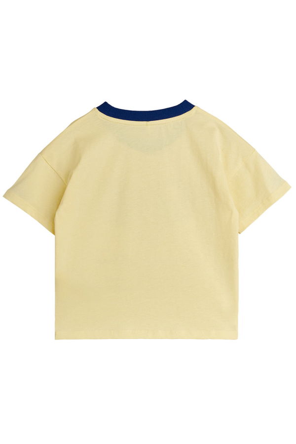 KIDS Mini Rodini Table Tennis Print T-Shirt - Yellow