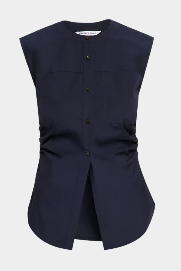 Veronica Beard Harini Top - Navy