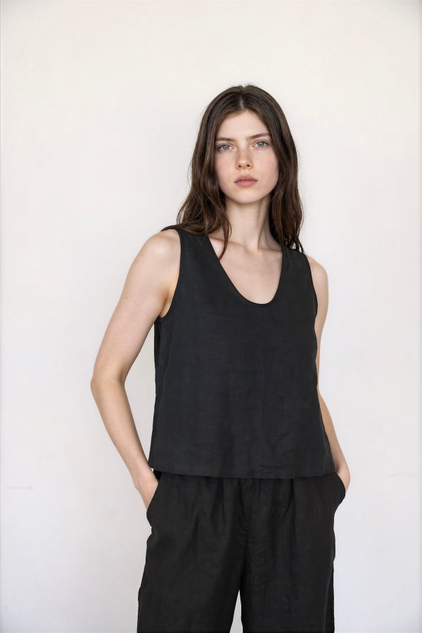 It Is Well L.A. Reversible Linen Tank