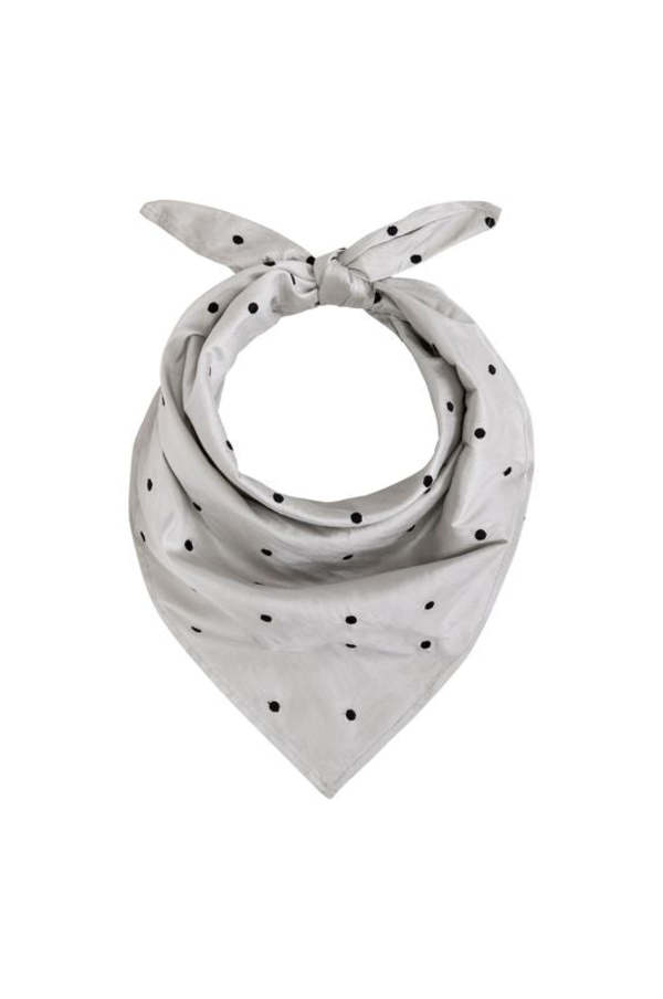 Donni. The Taffeta Polka Dot Headscarf