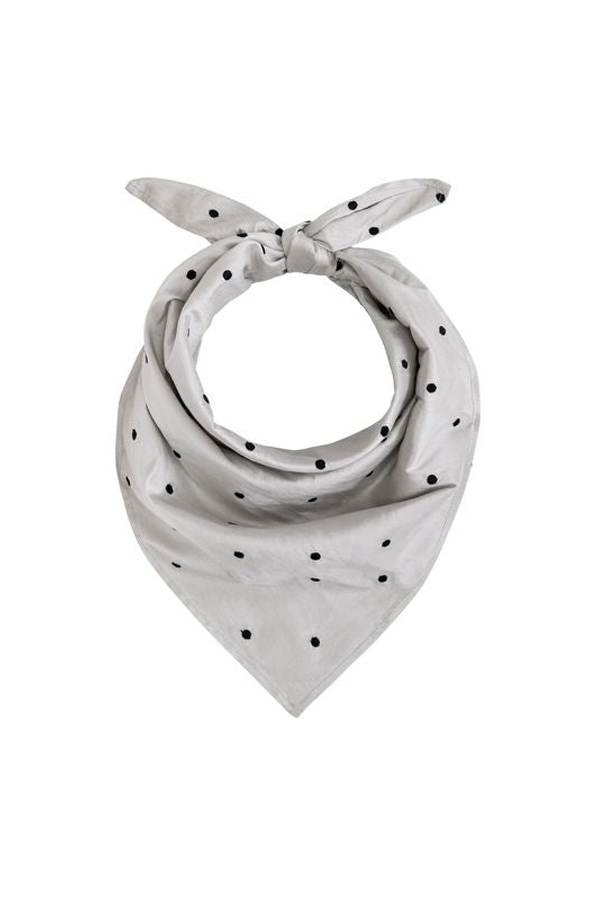 Donni. The Taffeta Polka Dot Headscarf