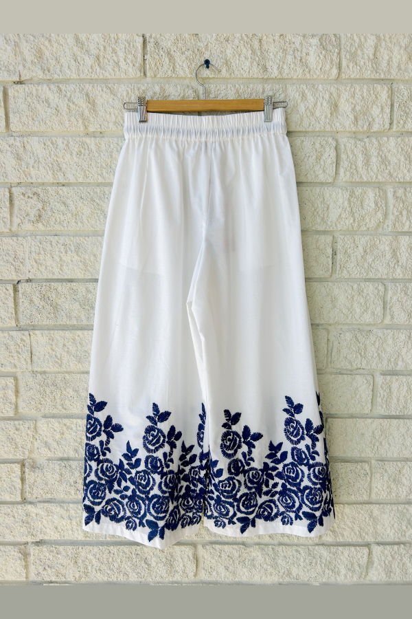 Hunter Bell Whisper Pant - White Rose Fence