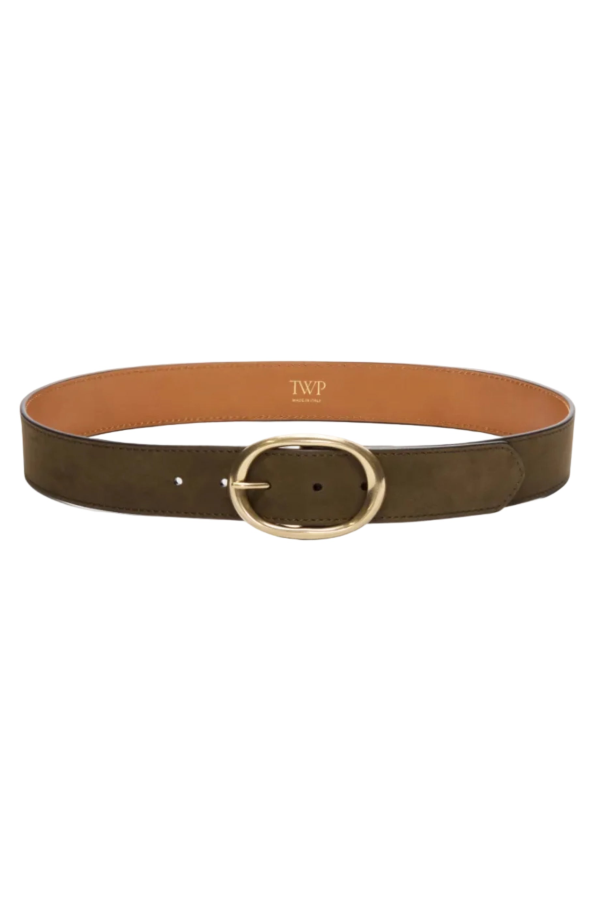 TWP Soto Bosco Suede Wide Belt