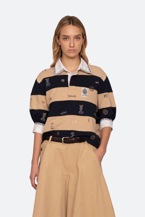 Sea NY Juliet Rugby Top