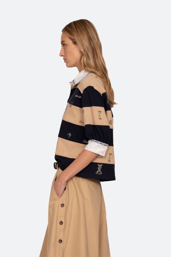 Sea NY Juliet Rugby Top