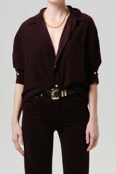 Ganni Ribbon Tulle Ragland Shirt - Black | Garmentory