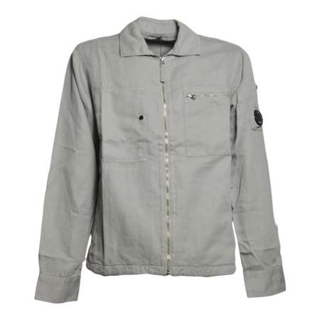C.P. Company Overshirt Padded In Chrome Overshirt - Black | Garmentory