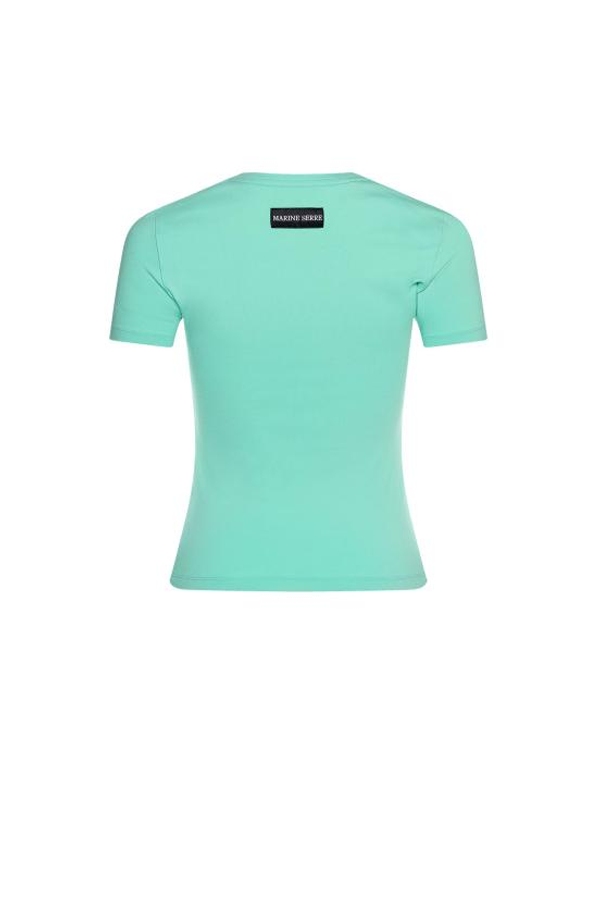 MARINE SERRE Top - Light Aqua Green