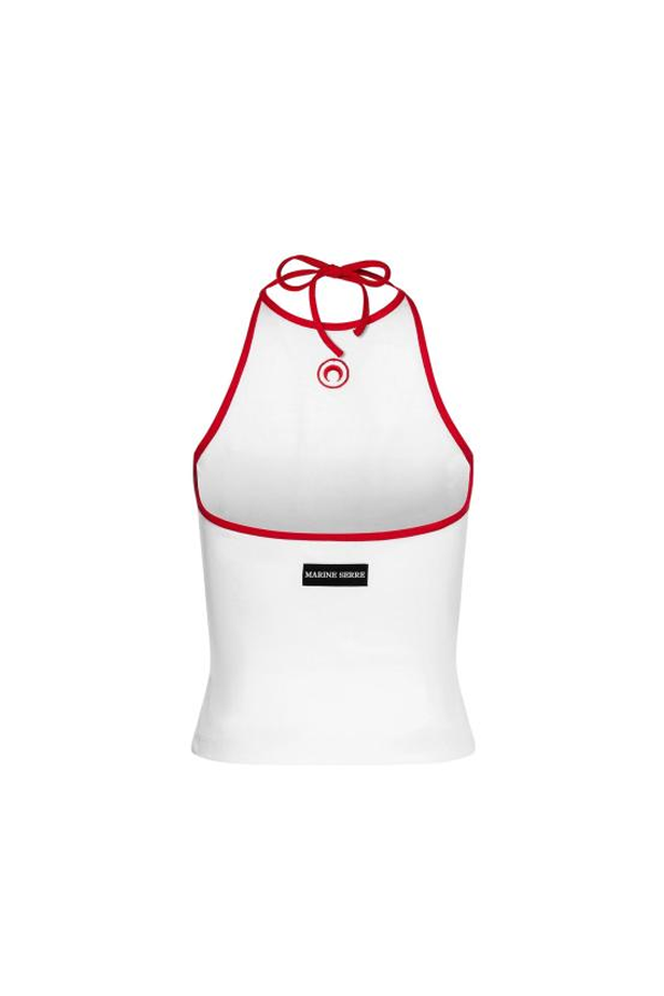 MARINE SERRE Top - White/Red