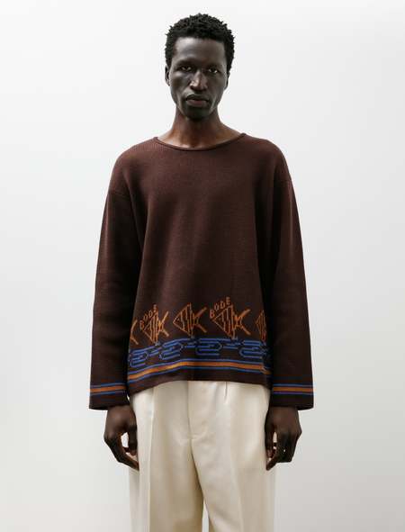 Margaret Howell MHL Felted Wool V-Neck sweater - Grain | Garmentory