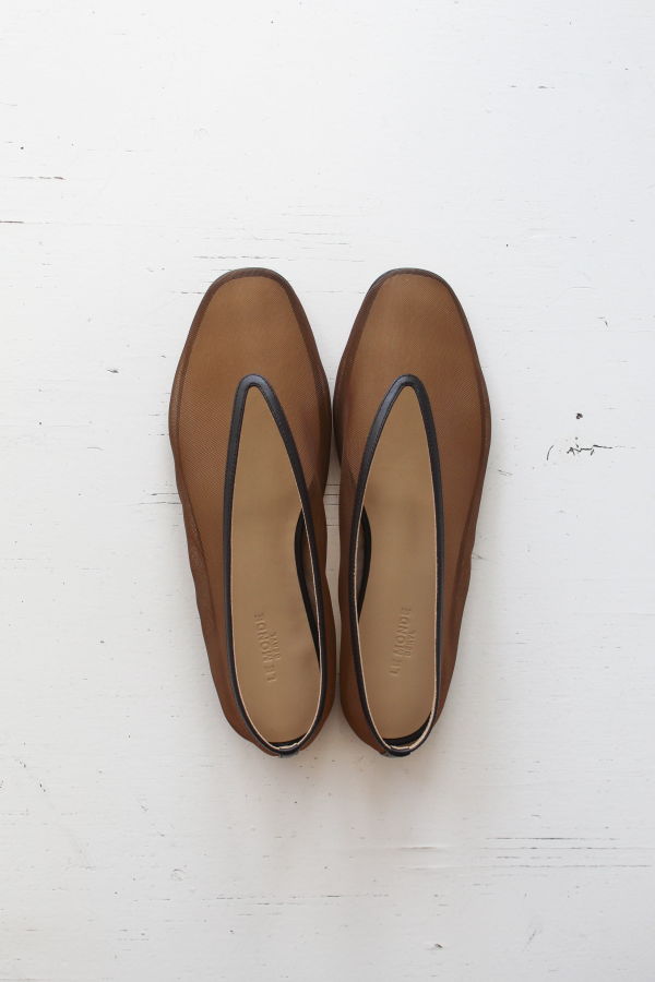 Le Monde Béryl Luna Slipper - Brown Mesh