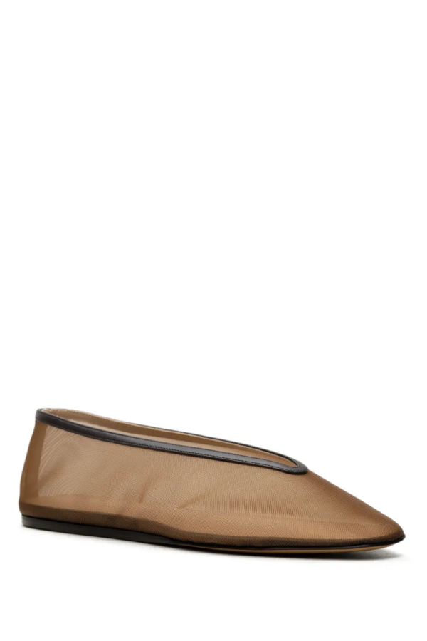 Le Monde Béryl Luna Slipper - Brown Mesh
