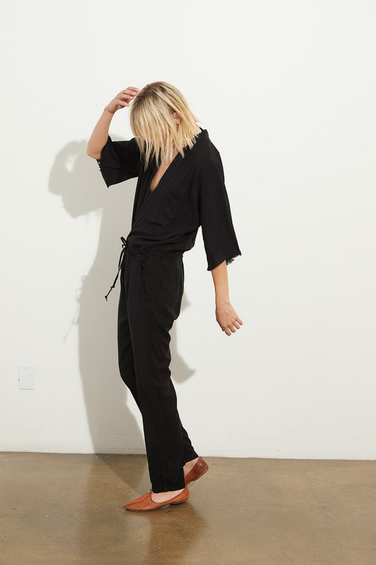NSF Felina Jumpsuit - Black - Image 3 of 5