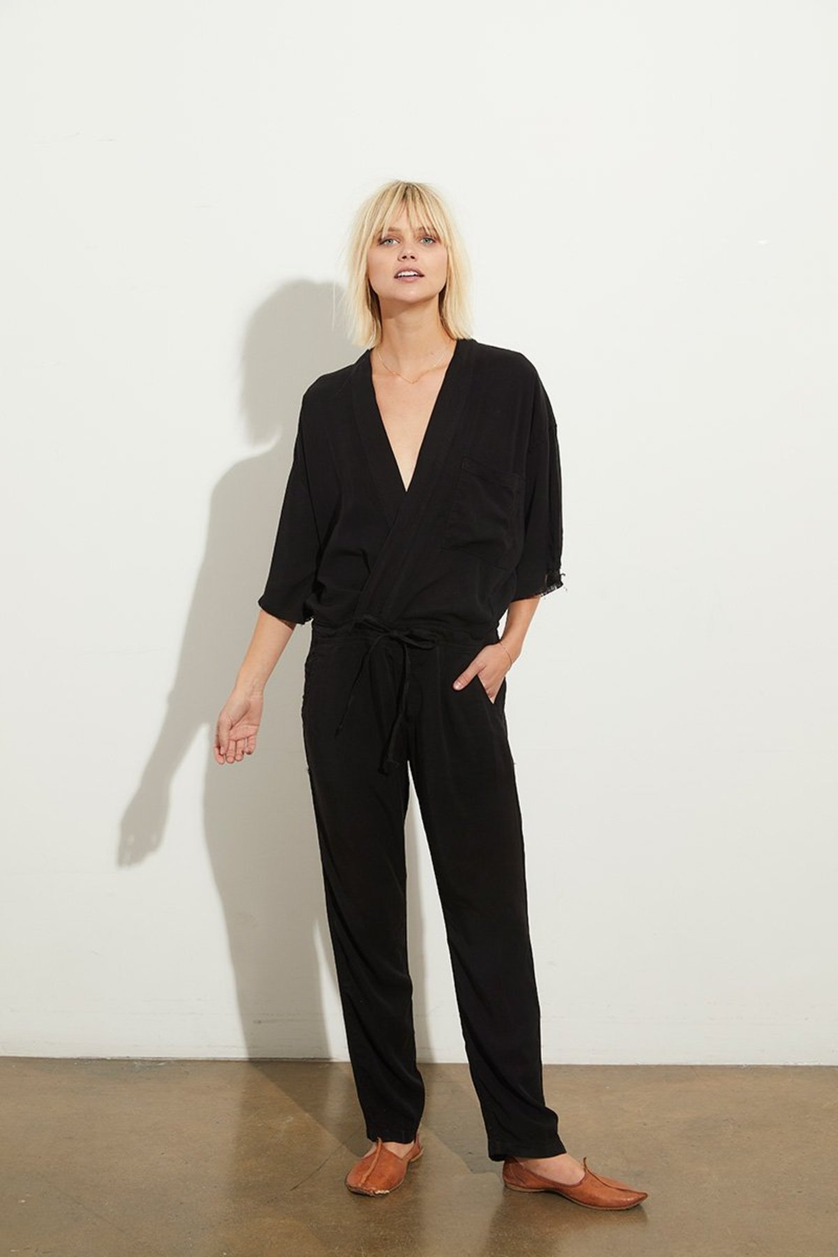 NSF Felina Jumpsuit - Black - Image 4 of 5