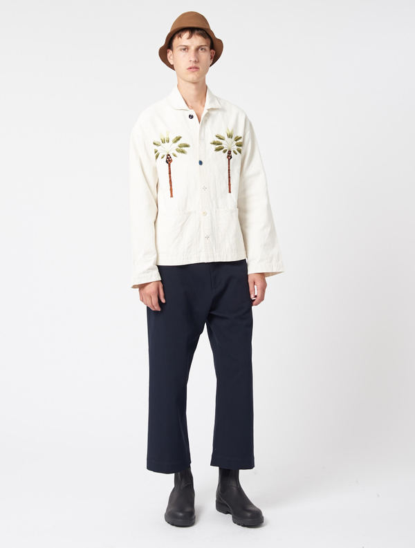 Story Mfg Double Date Short On Time Jacket - Natural | Garmentory