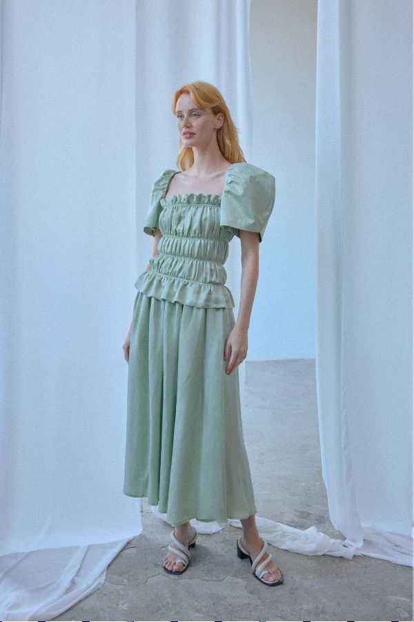 OhSevenDays Belle Dress - Mint