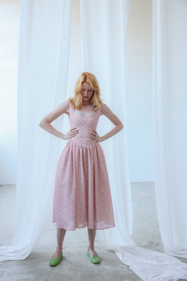 OhSevenDays Dani Dress - Peach