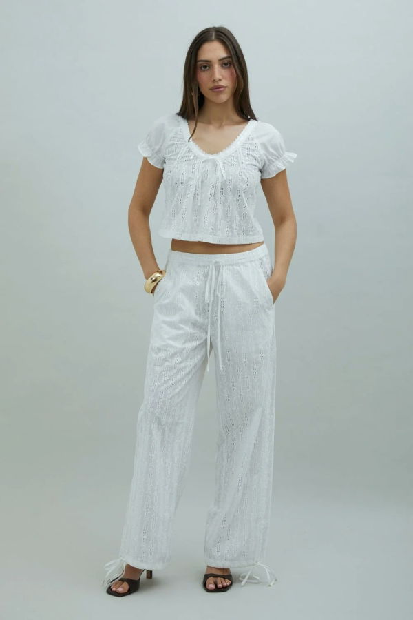 House of Sunny Sea Breeze Pant - Ivory