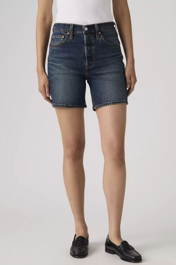 Levi's 501 Mid-Thigh Short Quit Shift - Denim