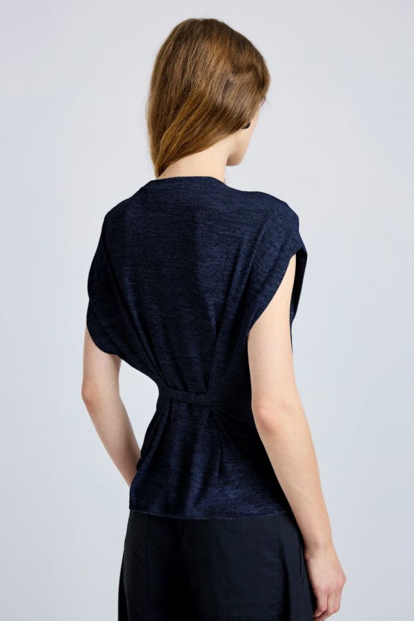 Proenza Schouler White Label Reeva Marled Jersey Top