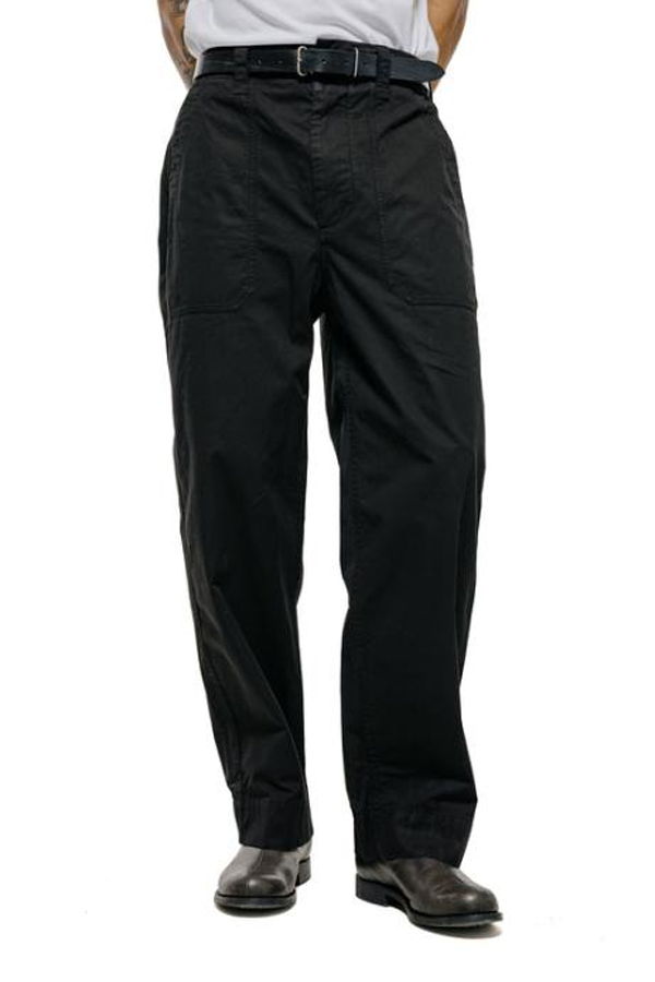 Margaret Howell MHTR0534S26MPZ Straight Pants - Black