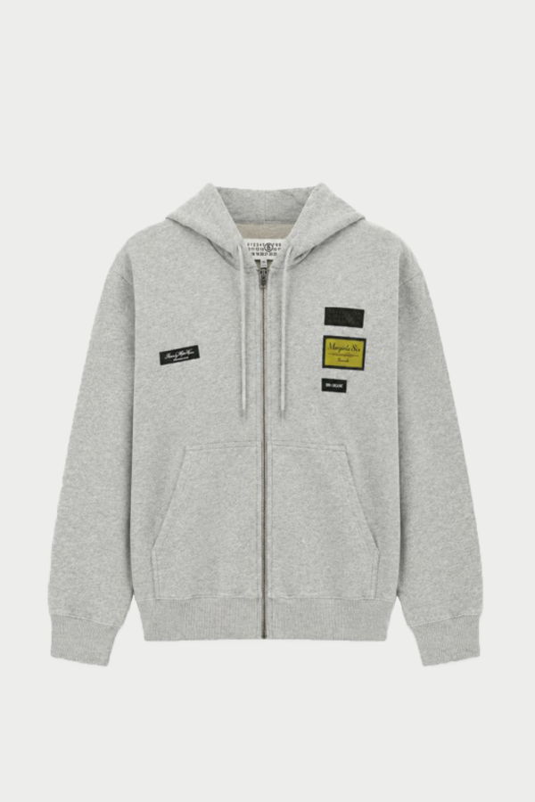 MM6 Maison Margiela Jacquard Label Hooded Sweatshirt