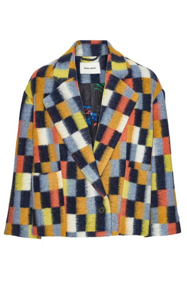 Henrik Vibskov Shady Suiting Jacket - Brushed Squares