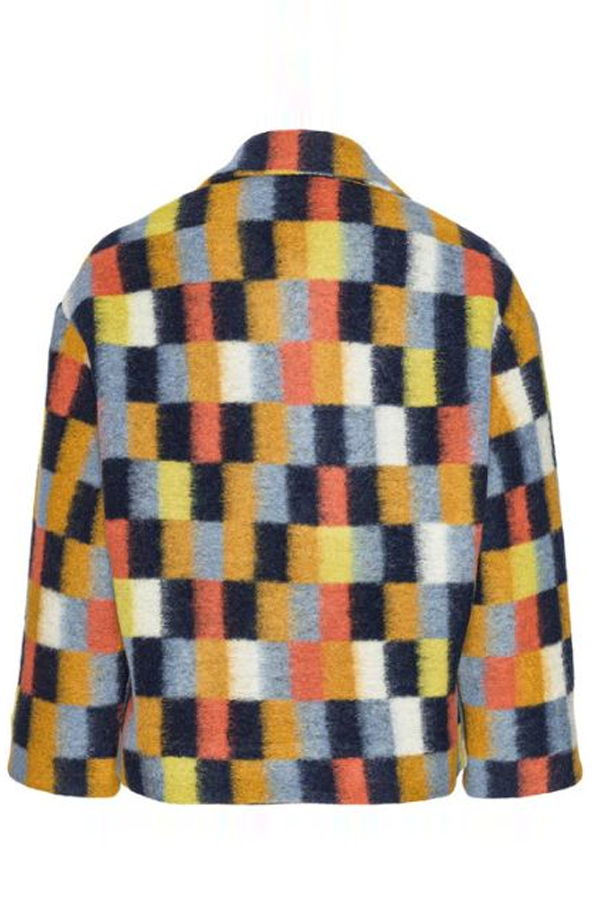Henrik Vibskov Shady Suiting Jacket - Brushed Squares