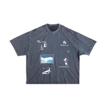 Stussy Stones Pigment Dyed Tee - Natural | Garmentory