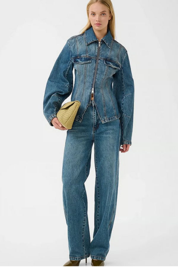 Gestuz Melu Jacket - Classic Mid Blue