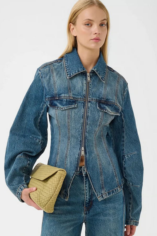 Gestuz Melu Jacket - Classic Mid Blue