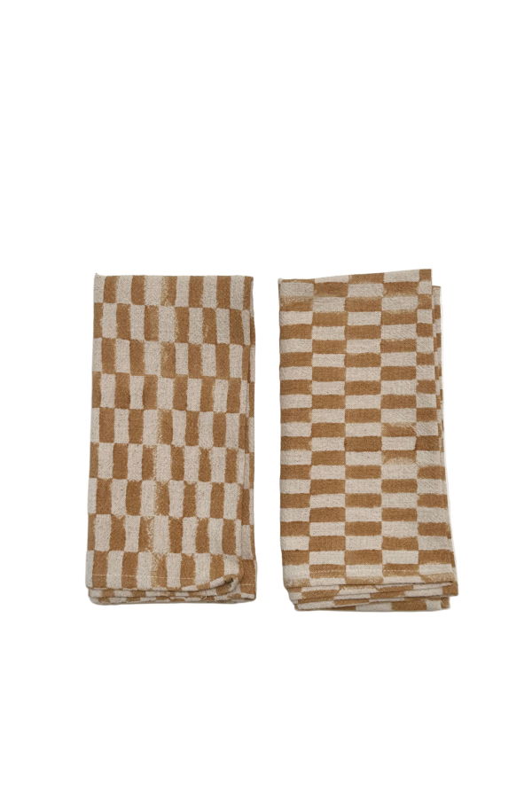 Happy French Gang Petit Rectangle Napkins Set of 2