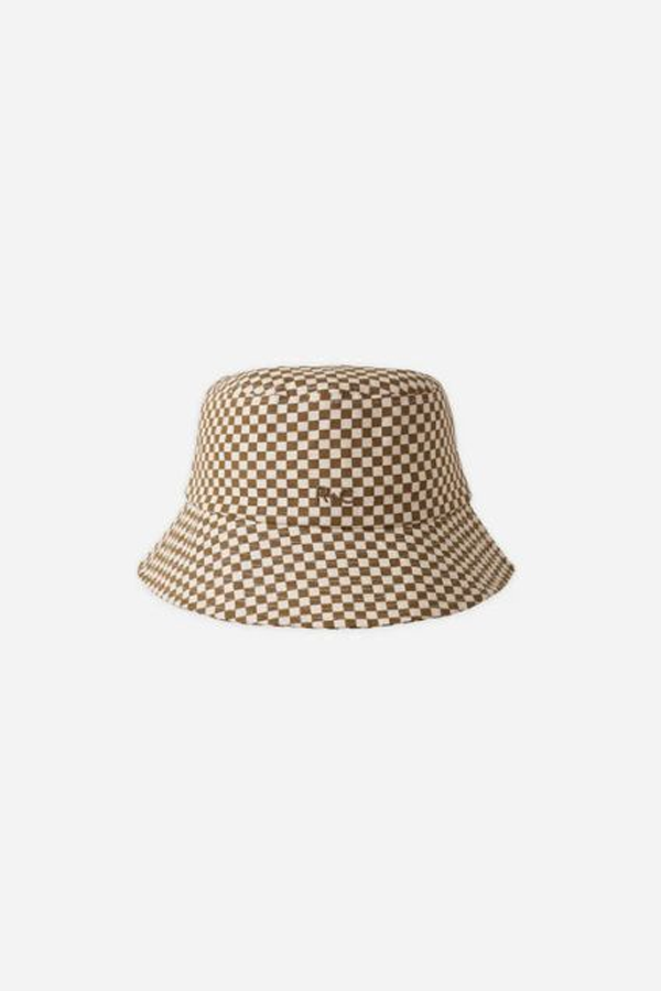 KIDS Rylee + Cru Bucket Hat - Ochre Check