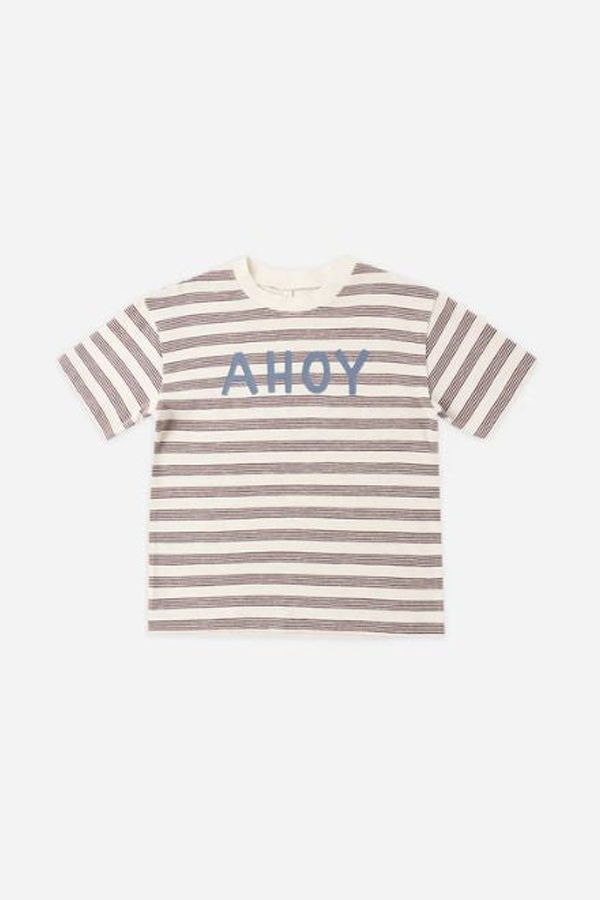 KIDS Rylee + Cru Relaxed Tee Ahoy - Brown