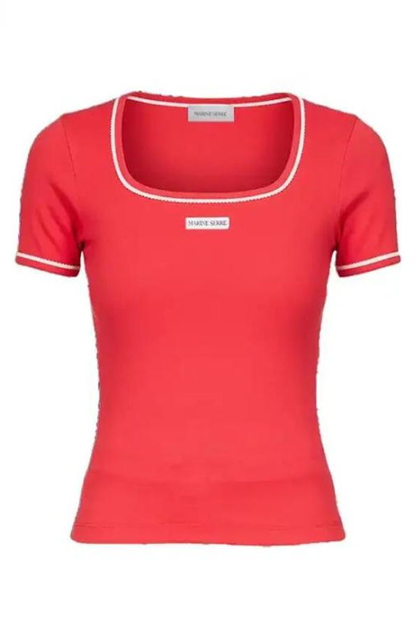 MARINE SERRE Top - Rosso