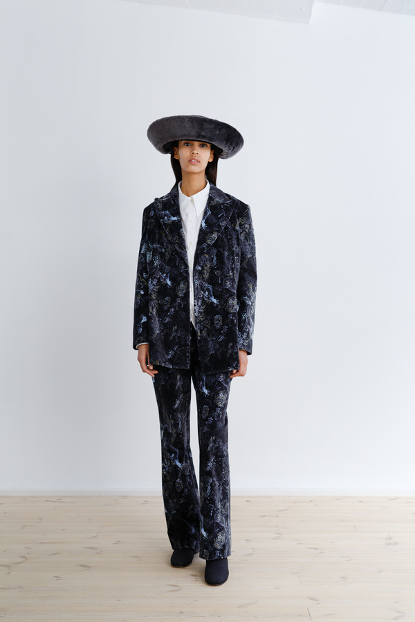 Samuji Fur Brim Hat Samuji Fur Brim Hat