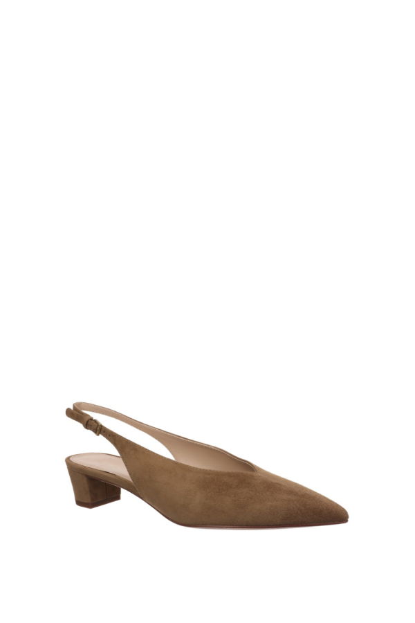 Veronica Beard Pamela Slingback Heel - Chestnut