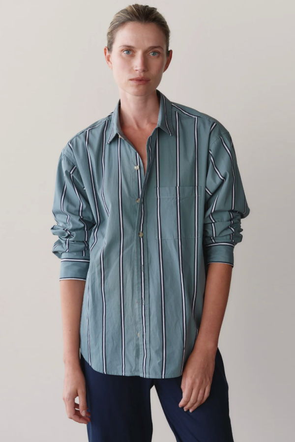 Donni. The Pop Shirt - Sage