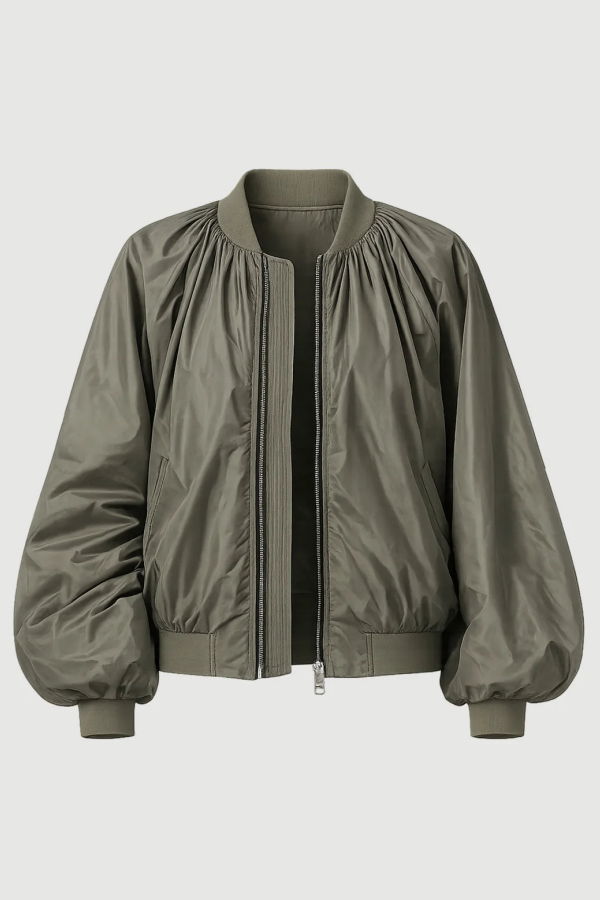 AGOLDE Raffi Bomber Jacket - Fern