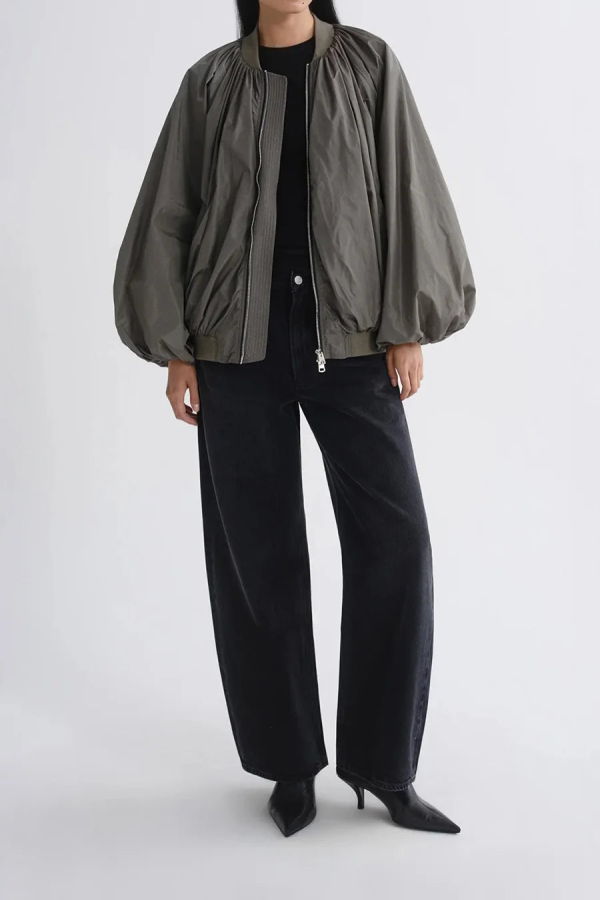AGOLDE Raffi Bomber Jacket - Fern