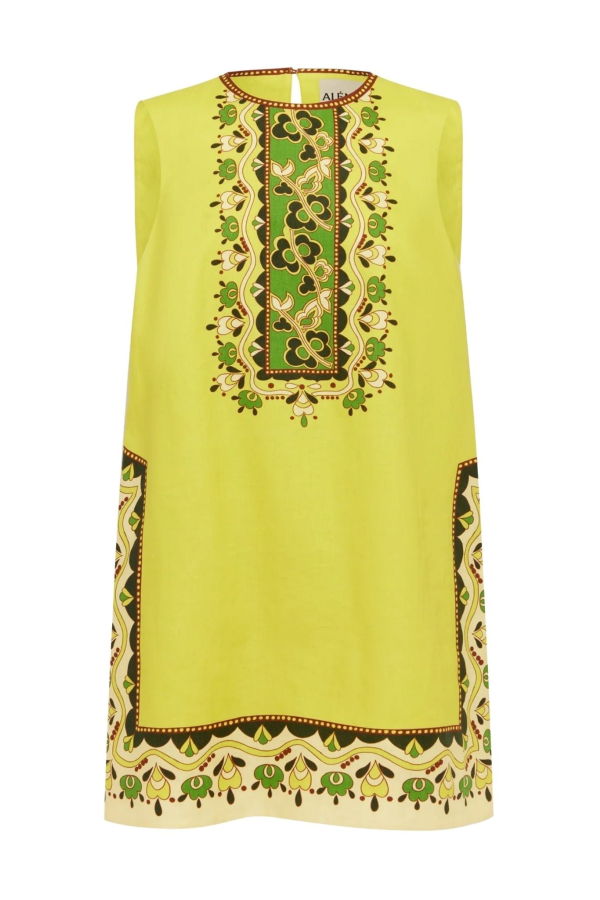 ALÉMAIS Bridgette Mini Dress - Citrus