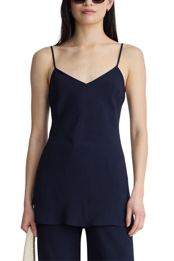 Apiece Apart Evi Spaghetti Strap Tunic - Midnight