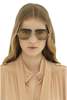 Chloé Aly Sunglasses - Silver/Gradient Green - Thumbnail 5