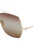 Chloé Aly Sunglasses - Gold/Gradient Brown - Thumbnail 4
